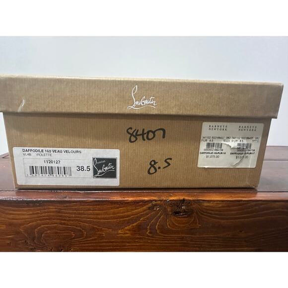 Christian Louboutin Daffodile  Platform Heels – Size 38.5 / US 8.5 - Picture 6 of 6